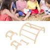 Chick Perch Paw Grinding Stable Structure Arch Shape Wooden Chicken