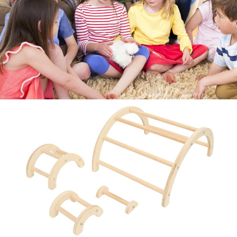 Chick Perch Paw Grinding Stable Structure Arch Shape Wooden Chicken
