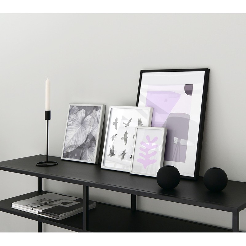 nielsen Atlanta 6x8" Aluminium Black Matt Photo Frame Portrait &