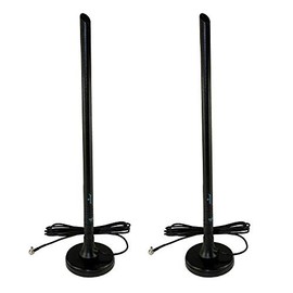 Proxicast 8 dBi High Gain External Magnetic Antenna Compatible with AT&T Nighthawk M5 / MR5100, M1 / MR1100, Velocity 2, Verizon Jetpack 8800L & Others 4G / LTE Hotspots with TS9 connectors - 2 Pack
