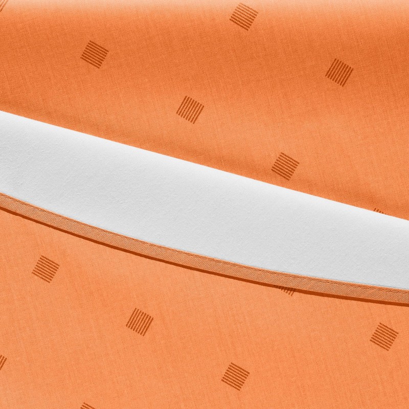 Erwin Müller Tablecloth carrot orange size oval: 160x220 cm