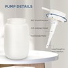 Soap Dispenser, Plastic Hand Soap Dispenser for Bathroom, Thickened Liquid