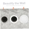 Zerodeko 4pcs Wall Air Vent Covers Modern Decorative Trim Rings