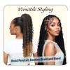 Eve Hair Weave Boho Box Braid Bundle 22" (Dark Brown