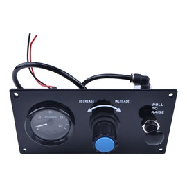 Demfec Lift Axle Control Assembly Valve With Push-Pull Air Valve, Single-Acting, Raise & Lower Lift Axle, Pre-Plumbed & Assembled, Fitting/DOT Tubing & Mounting Plate Included,Replaces 6451050