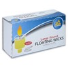 Ner Mitzvah Round Floating Wicks, Large Cotton Wicks and Cork