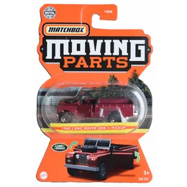 Hot Wheels Matchbox 1965 Land Rover Gen II Pickup, Moving Parts 38/50 [red] - Land Rover