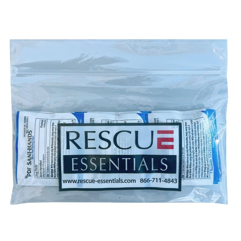 Sani-Hands Hand Wipes, Individually Wrapped -(10 PACK)