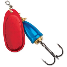 Blue Fox Classic Vibrax 03 Tackle, 1/4, Bleeding Silver/Chrome Blue