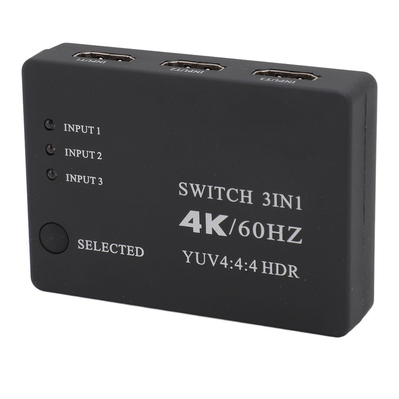 3 in 1 Out HD Multimedia Interface Switch 4K 60HZ