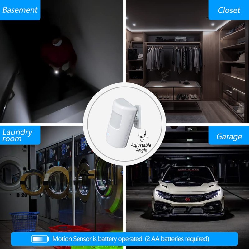 Souphran Plug-in Wireless Motion Activated Light Control, No Wiring, Adjustable