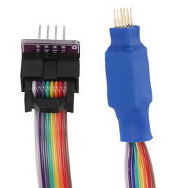 Qezodsx SOIC8 SOP8 Test Clip Probe Line for EEPROM 93CXX/25CXX/24CXX Circuit Programming on USB Programmer TL866 RT809H(A)