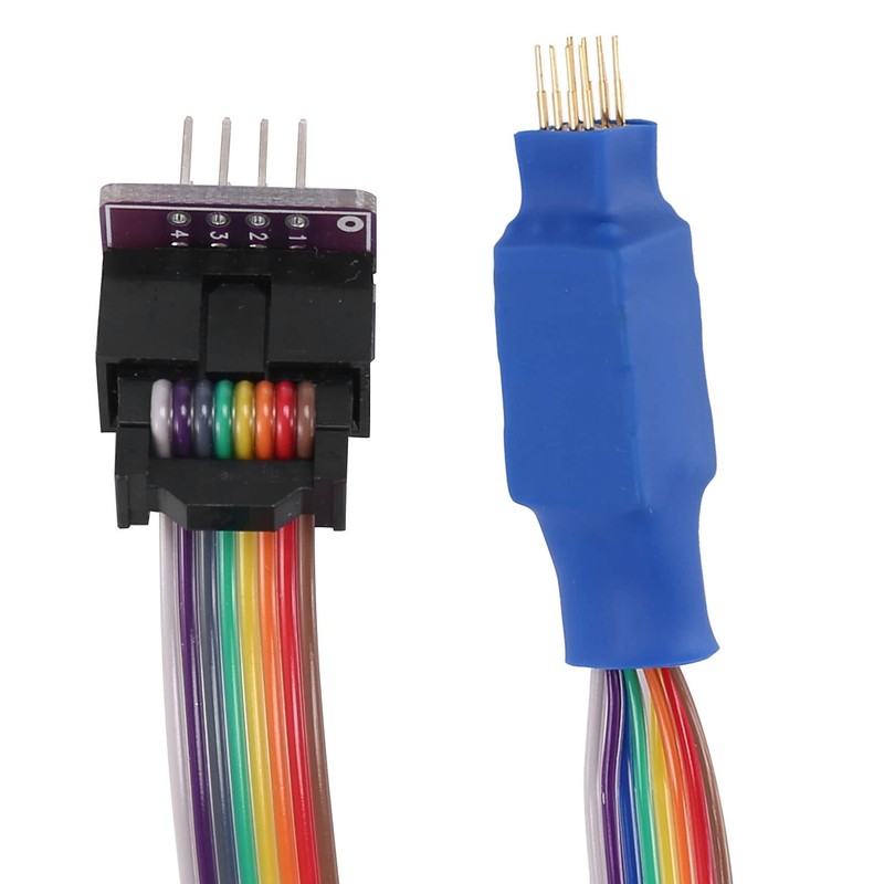 Qezodsx SOIC8 SOP8 Test Clip Probe Line for EEPROM 93CXX/25CXX/24CXX
