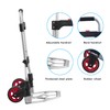LEADALLWAY Dolly Cart Folding Hand Truck and Dolly,Steel Portable Cart