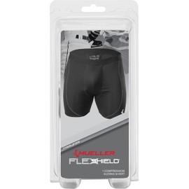 MUELLER Adult Athletic Support Short, Black, Adult Small