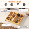 Lifewit Utensil Organizer for Kitchen Drawer, Expandable Cooking Utensil Tray,