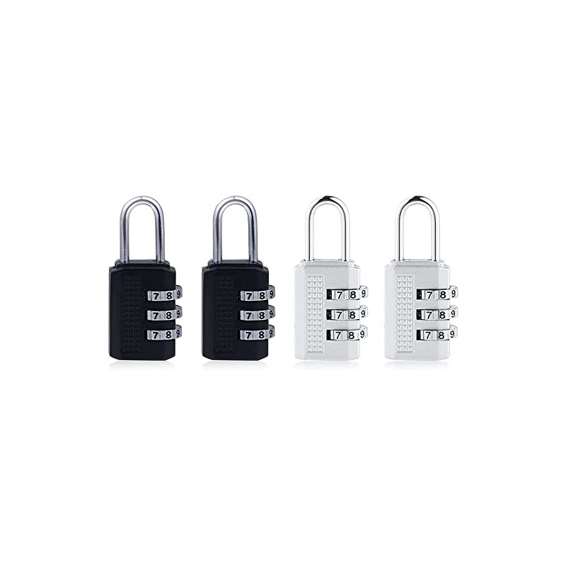 Best House Combination Padlock Locker Padlock 3 Digit Coded Padlock,