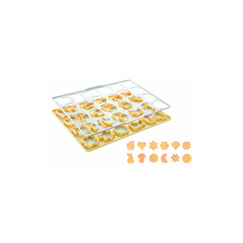 Tescoma Cookie Cutter, White/Yellow, 33 x 1.6 x 23 cm