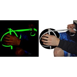 Glow in The Dark Tape — 30 Ft x 1 Inch — Bright, Rechargeable, & Long-Lasting Fluorescent Tape — Luminous Tape for Outdoor Sports, Night Decorations, and Home Marking by Lockport