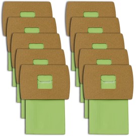 PKBB12DW Type BB Compact Canister Vacuum Bags Replacement for Oreck XL Buster B Canister Handheld Vacuum Cleaner BB180 BB280 BB850 BB870 BB900 BB1000 MV160 CC1600, 10 Pack