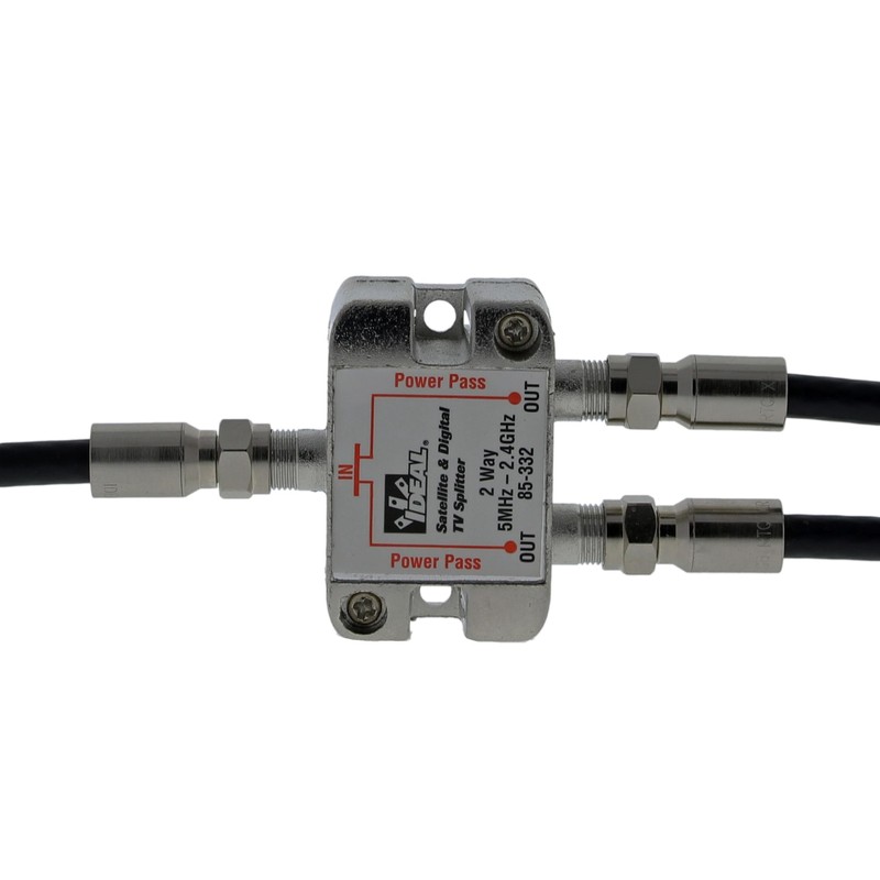 IDEAL Electrical 85-332 2-Way Digital Cable Splitter, 2.4 GHz