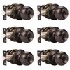 Probrico Keyed Alike Door Knob Locks, Exterior Door Handles, Front