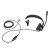 Telephone Headset Noise Reduction Volume Control 3.5mm Straight Plug Unilateral