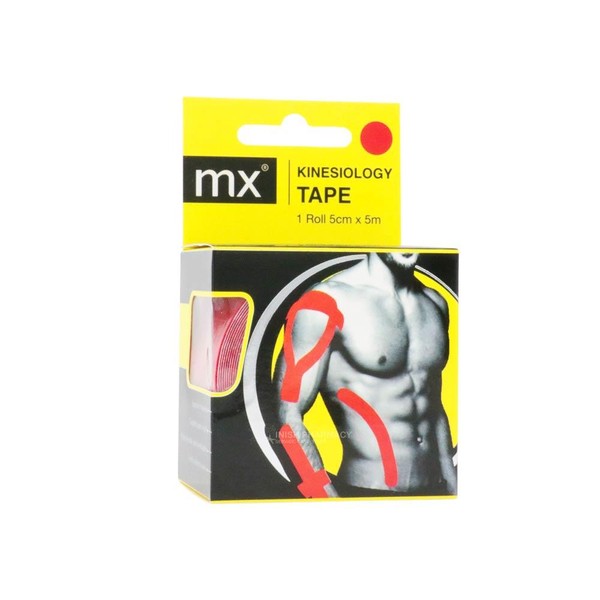 MX Kinesiology Tape - Red (5cm x 5m)