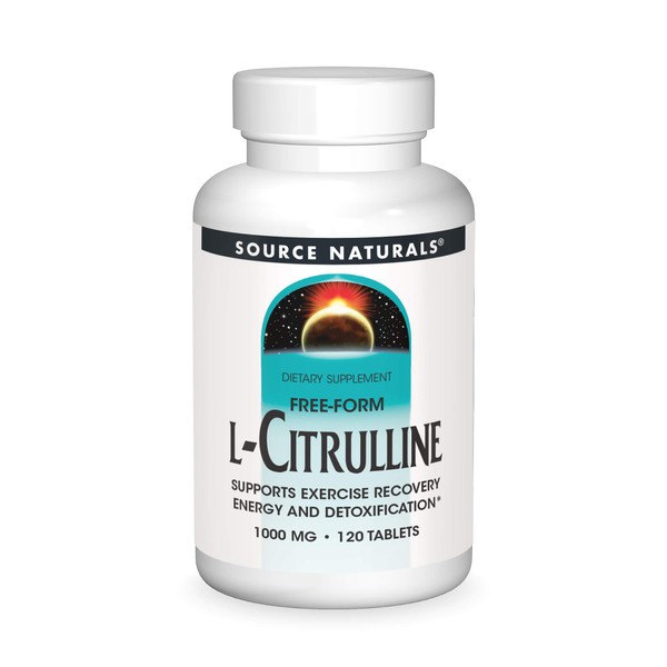 Source Naturals L-Citrulline 1000mg - Nitric Oxcide Booster - 120 Tablets
