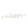 L.T. Williams Frosted White Clip Hanger PK3