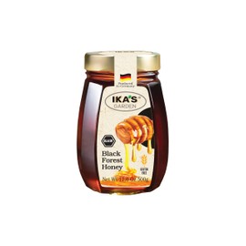 Ika’s Garden Raw Black Forest Honey – 100% Pure, Unfiltered, Gluten-Free – Product of Germany, 17.6 oz (500g) Jar
