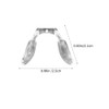 FOMIYES 4Pcs Silicone Eyeglass Nose Pads Non-Slip U Shaped Accessories