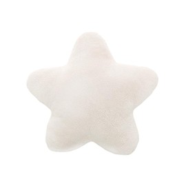 NYGGTYK 1 x Star Cushion, Plush Cushion, Cute Plush Toy, Soft Cushion, Fluffy Star Decorative Cushion, Suitable for Car, Living Room, Sofa and Bedroom (White)