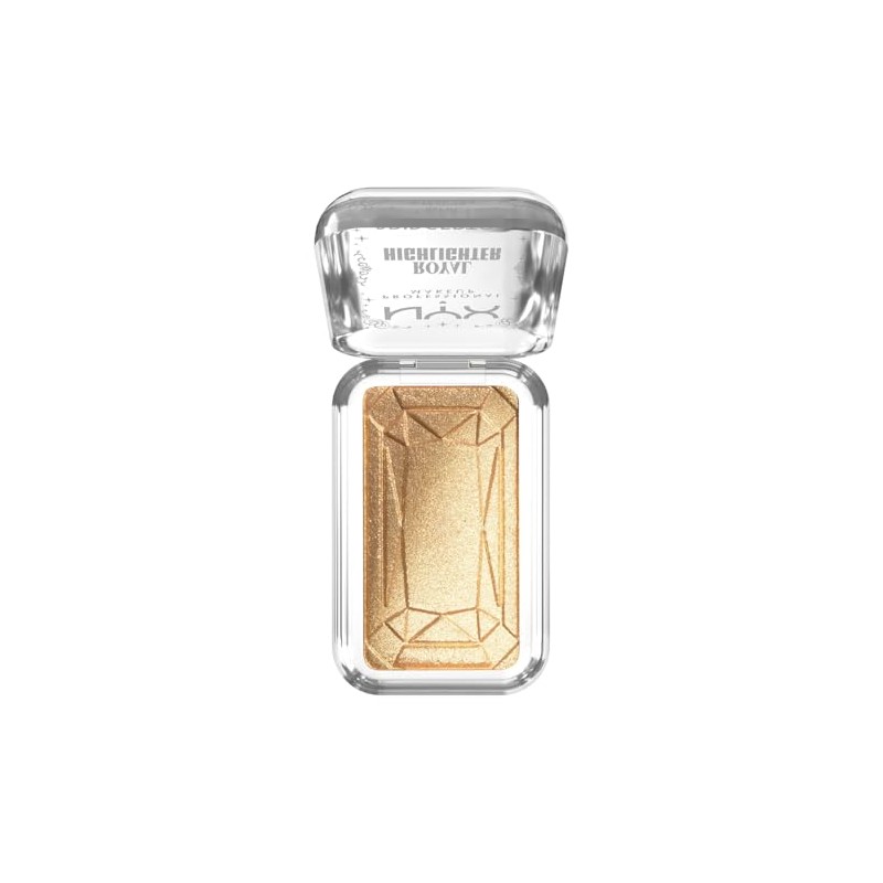 Nyx Professional Makeup, Bridgerton Iluminador en polvo, Tono: Light gold