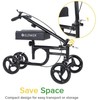 ELENKER Steerable Knee Walker Deluxe Portable Medical Scooter Foot Injury