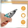 TEHAUX 1pc Dark Green Capillary Scissors with Lock Design Resistant