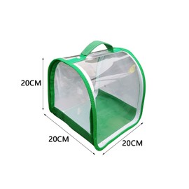 SYFUNLV Butterfly Habitat Cage, Foldable Protection Cage, Butterfly Houses Foldable in Net Transparent Ventilation, for Insects such as Butterflies, Dragonflies etc.