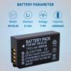 2 Pack EN-EL20 EN-EL20a Battery with Charger Compatible with Nikon