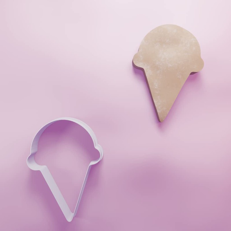 Ice Cream Cone Cookie Cutter - 3 Sizes
