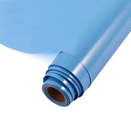 NANAPLUMS Plotter Film Textile, Transfer Film for Textiles, Flex Film for Iron-on, Plotter Film for DIY Shirts, 30.5 cm x 150 cm, Sky Blue