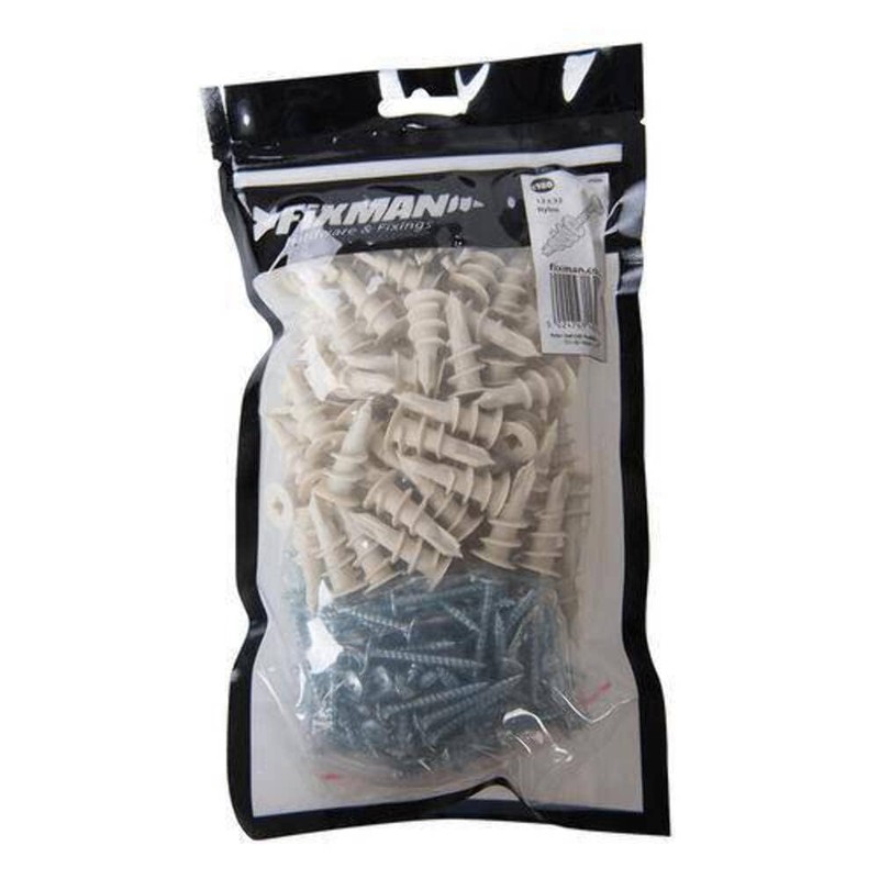 Fixman 825735 Self-Drill Metal Plasterboard Fixings 12 x 32mm Pack