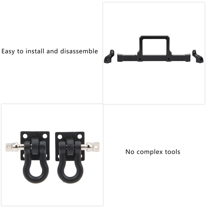 Front Bumper with Buckle RC Accessory Fit for MN90/ MN90K/