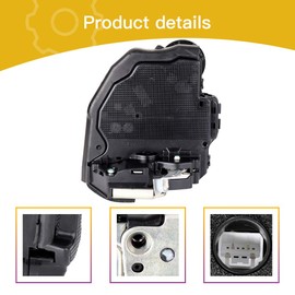 ROADFAR Door Lock Actuator fit for 2008-2016 for Toyota for Sequoia,2007-2016 for Toyota for Tundra Rear Right Latch Lock Actuator W/Motor Replaces931-487 690500C060