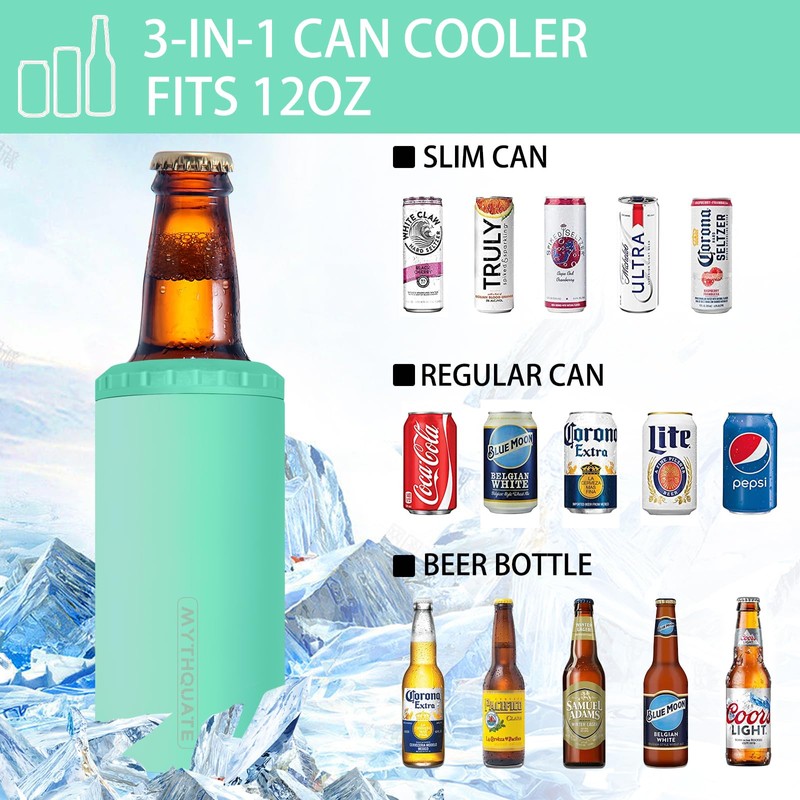 3 in 1 Slim Can Cooler for 12 OZ Skinny