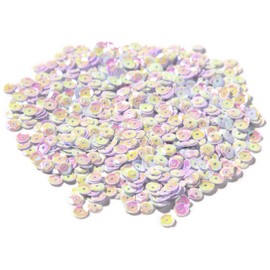 Cousin DIY White Sequins 8mm 200PC Iridescent