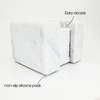 Sticky Memo Pad Note Cube Holder Marble Home Office Desk