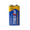 PKCELL 9 Volt Battery 0% Mercury Heavy Duty 9V 6F22 PP3 MN1604 EN22 Zinc-Carbon
