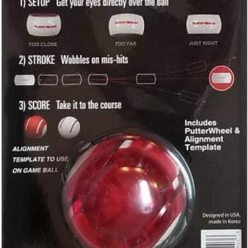 Golf Training System for Practice Green or Mat - PutterWheel