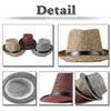 White Fang CZA296 Jazz Hat, Mesh Hat, Breathable, Simple, Stylish,