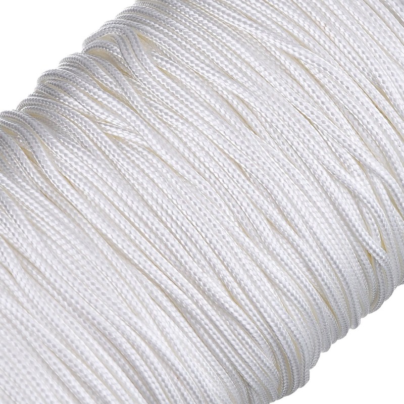 109 Yards/Roll White Braided Lift Shade Cord for Aluminum Blind